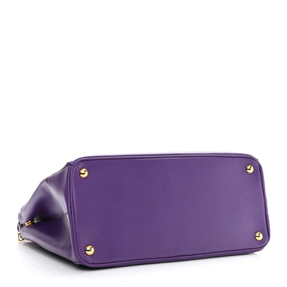 Prada Saffiano Medium Galleria Double Zip Tote Viola 4 of 12