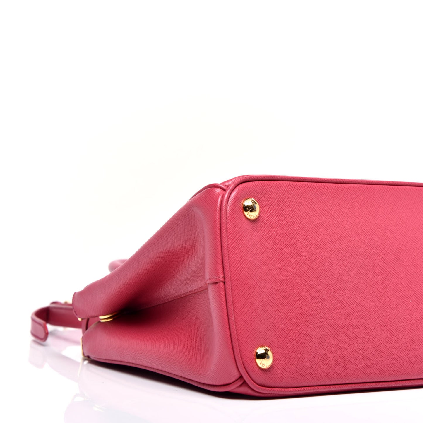 Saffiano Small Galleria Double Zip Tote Fuxia