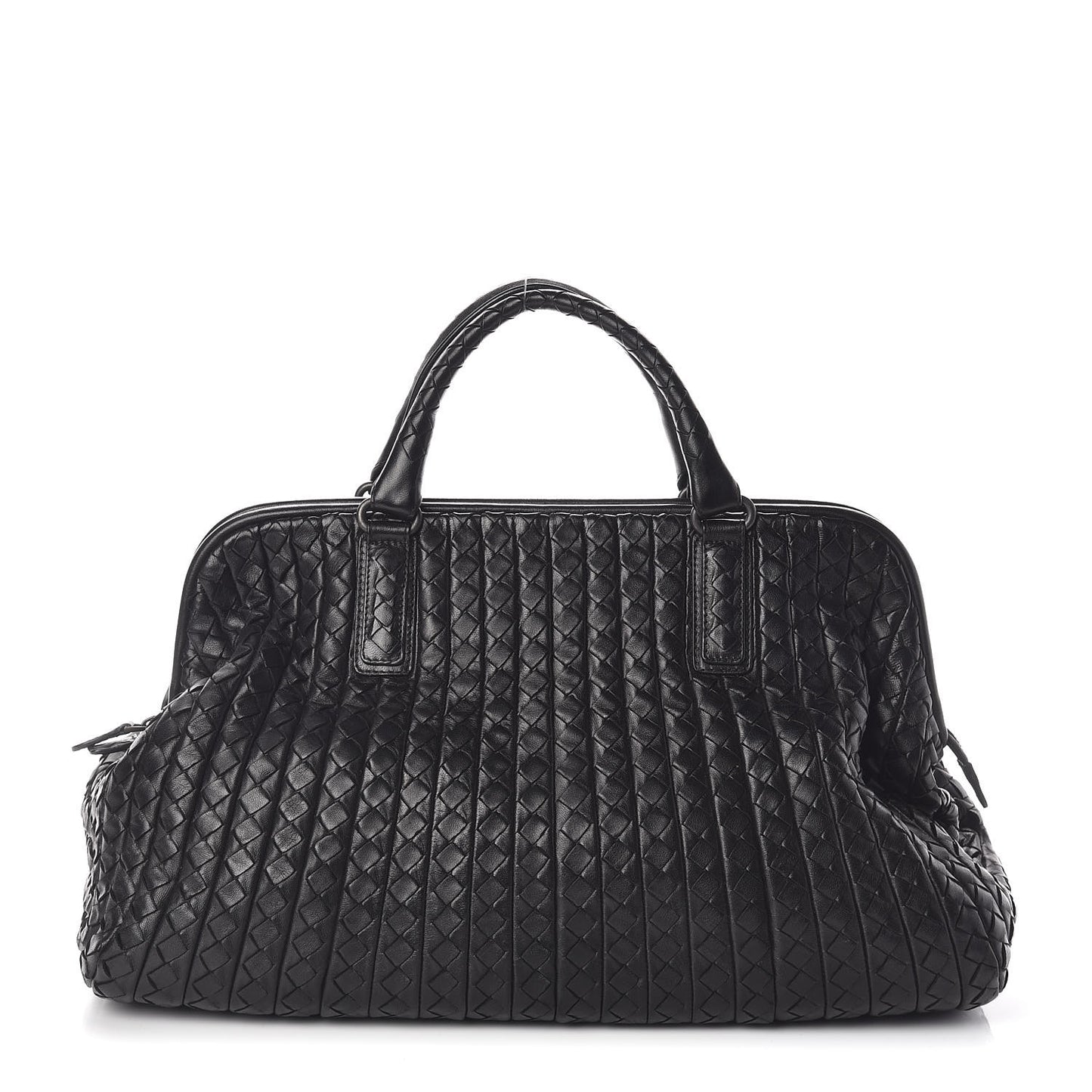 Nappa Intrecciato New Bond Satchel Black
