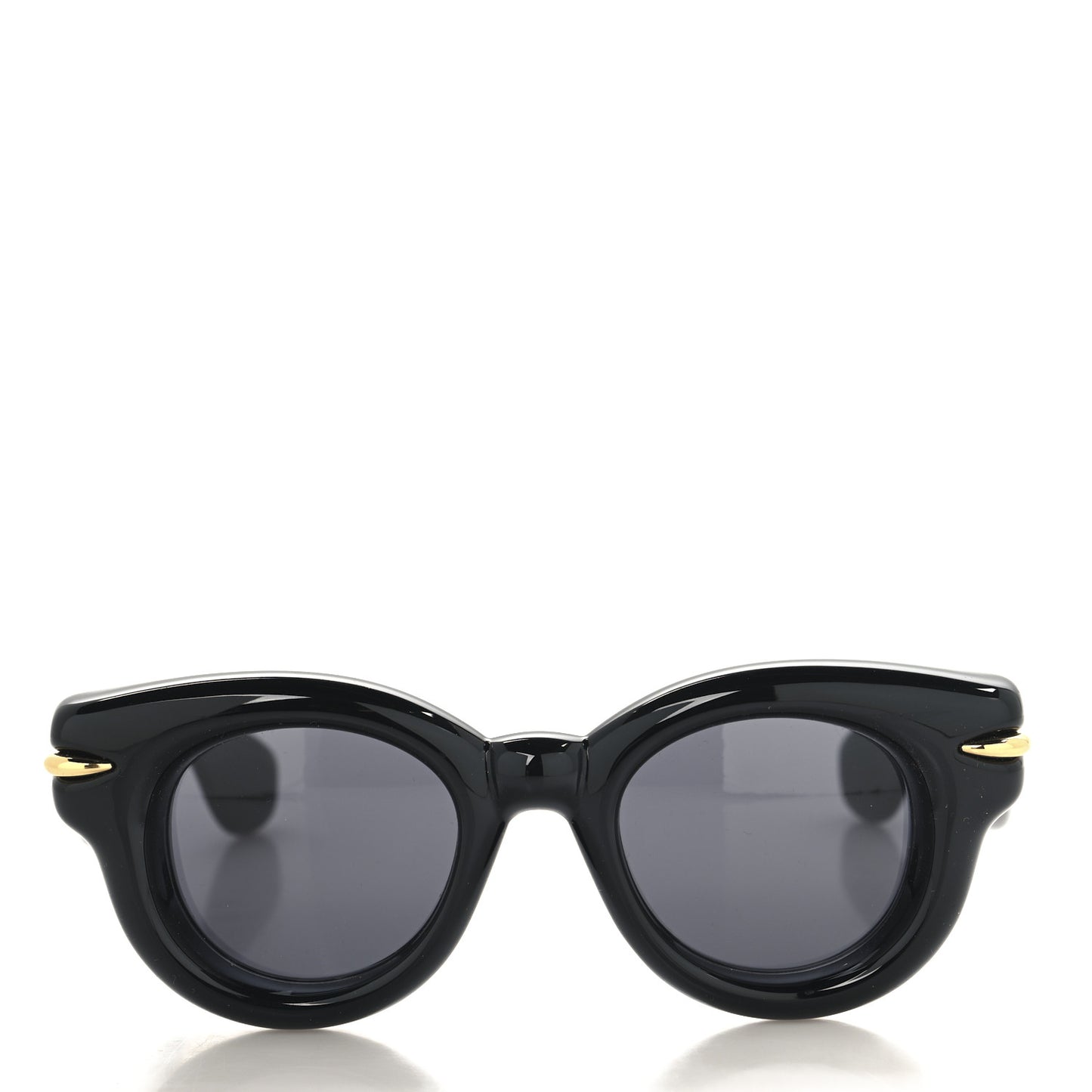 Acetate Inflated Pantos 46MM Sunglasses Black