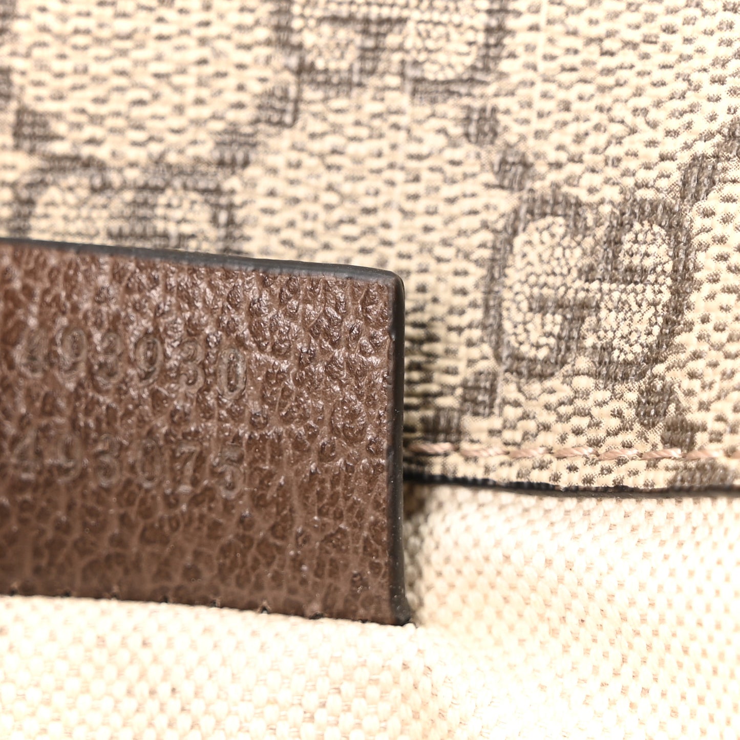 GG Supreme Monogram Neo Vintage Web Belt Bag Brown