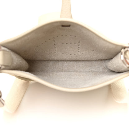 Hermes Taurillon Clemence Evelyne TPM Craie 5 of 10