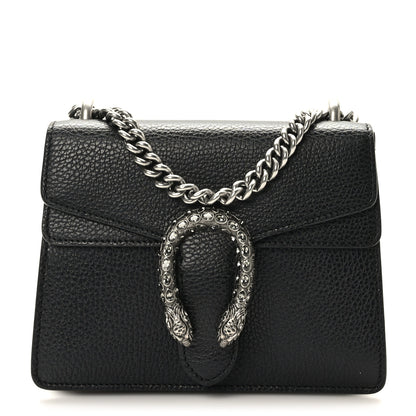 Gucci Calfskin Mini Dionysus Shoulder Bag Black 1 of 10