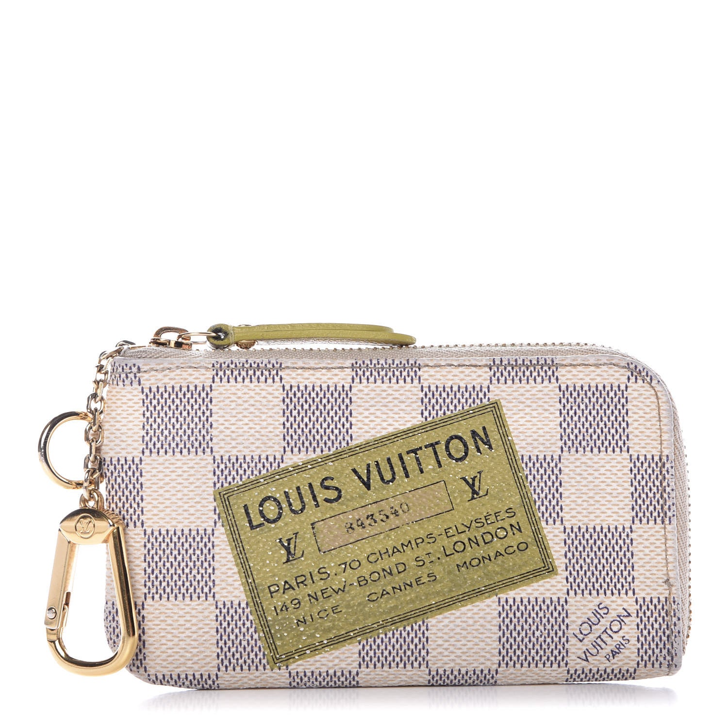 Louis Vuitton Damier Azur Complice Trunks and Bags Key Pouch 1 of 11