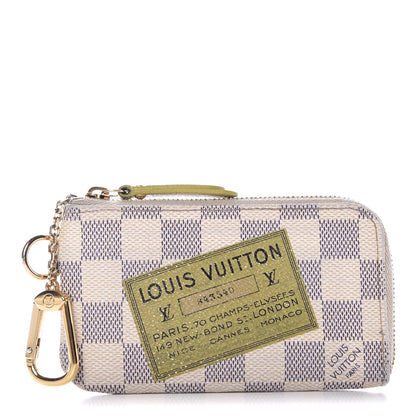 Louis Vuitton Damier Azur Complice Trunks and Bags Key Pouch 1 of 11