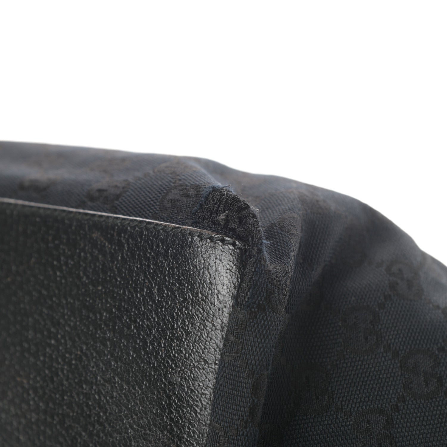 Gucci GG Monogram Small Web Handle Bucket Tote Black 11 of 13