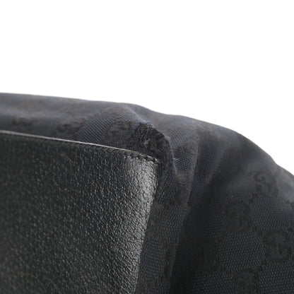 Gucci GG Monogram Small Web Handle Bucket Tote Black 11 of 13