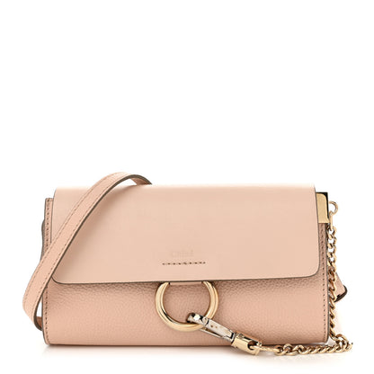 Chloe Calfskin Mini Faye Shoulder Bag Cement Pink 1 of 10