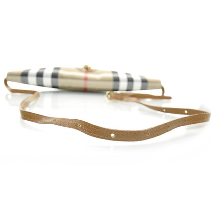 Burberry Canvas House Check Clutch 5 of 8