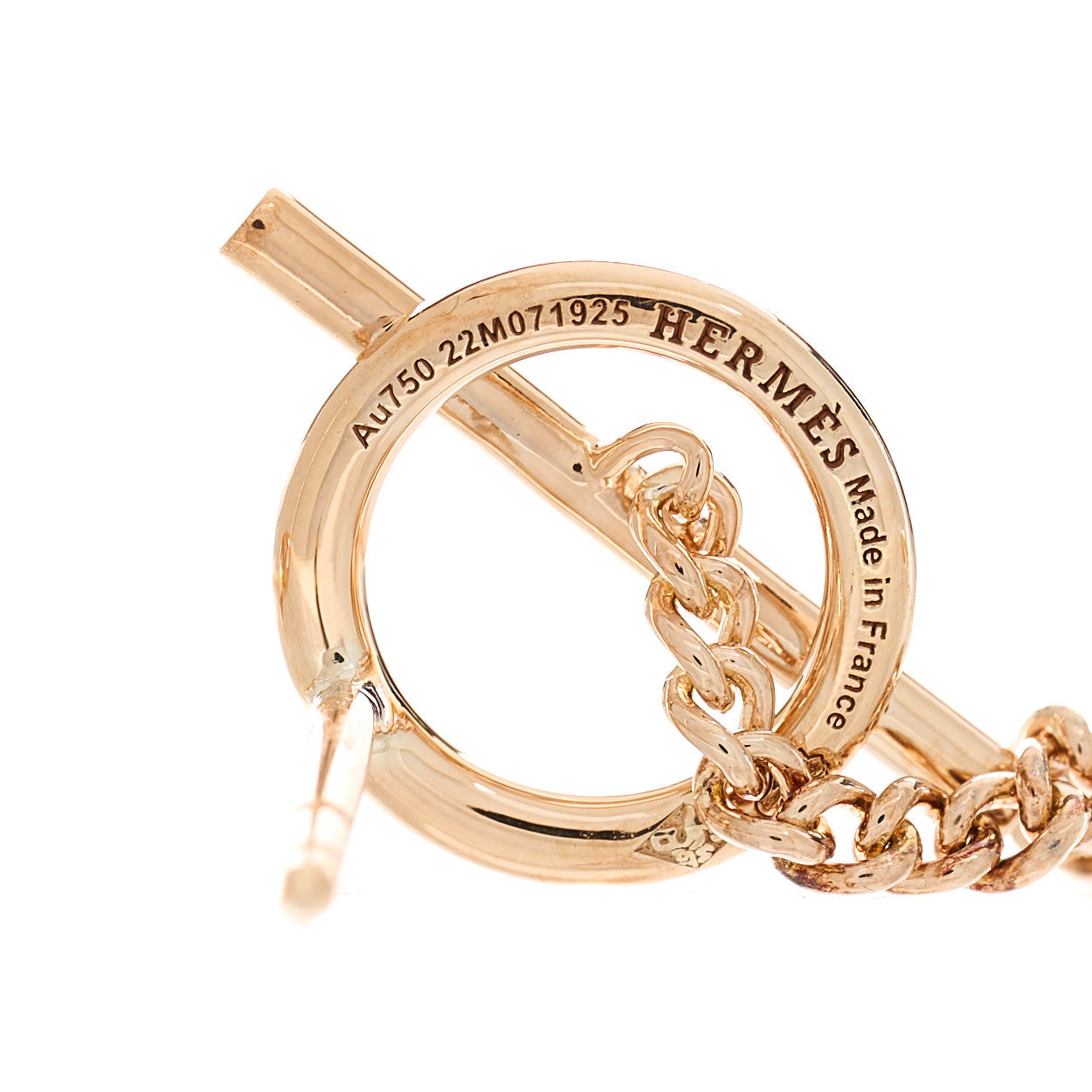 18K Rose Gold Echappee Asymmetric Earrings