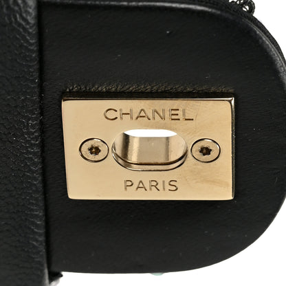 Chanel Tweed Sequin Small Single Flap Black Red Multicolor 7 of 11