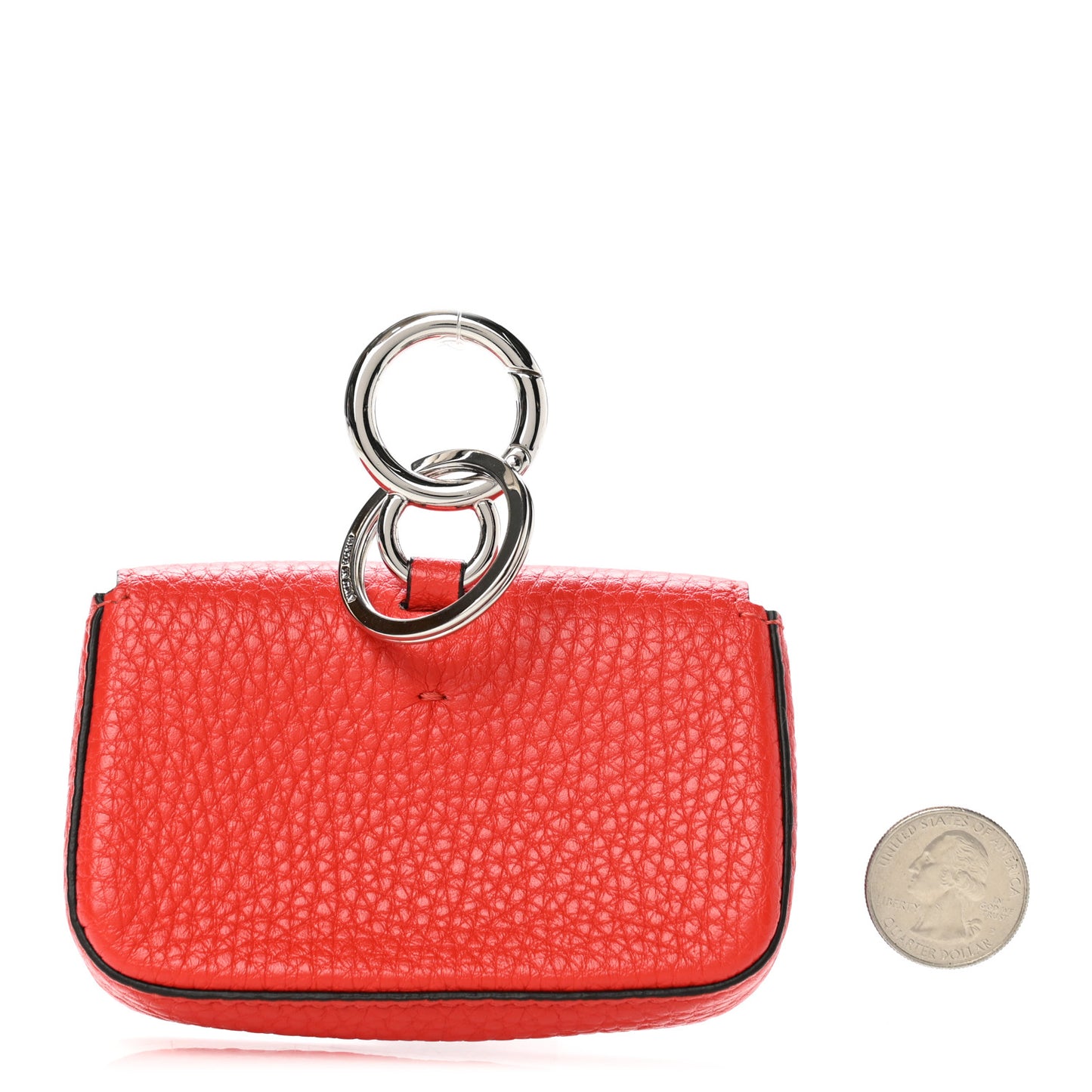 Cuoio Romano Micro Baguette Charm Papavero