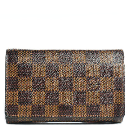 Louis Vuitton Damier Ebene Porte-Monnaie Billets Tresor Wallet 1 of 8