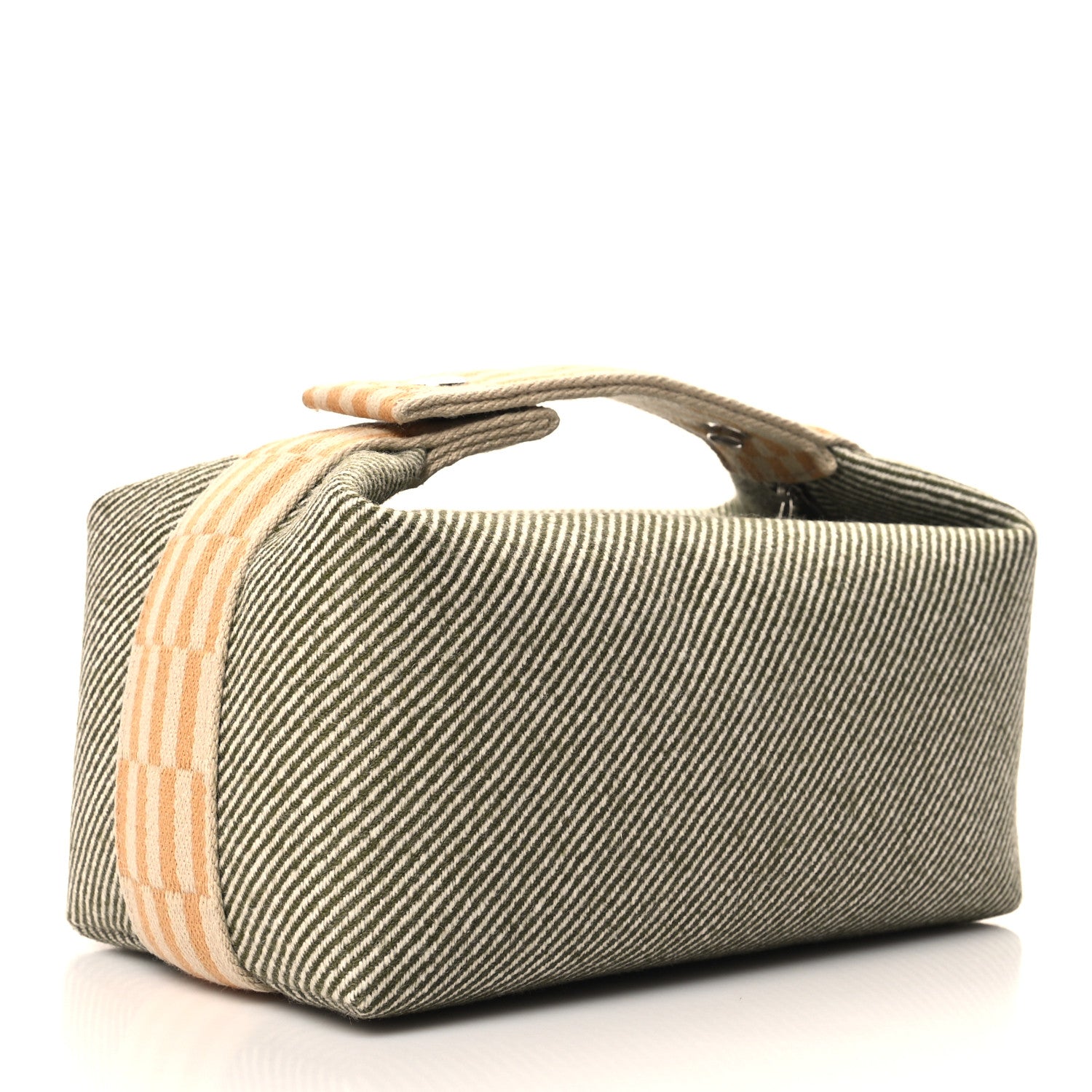 Hermes Wool Small Bride-A-Brac H Natte Pouch Vert Foret 3 of 10