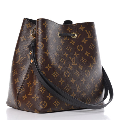 Louis Vuitton Monogram Neonoe MM Black 3 of 11