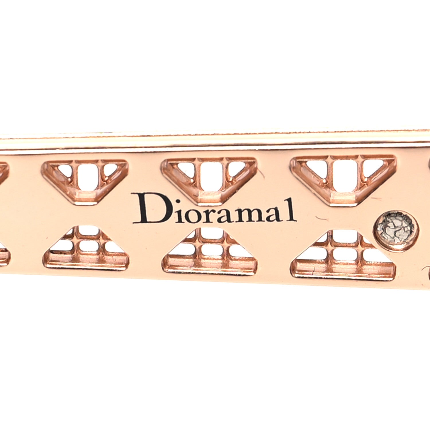 Christian Dior Metal Diorama 1 Sunglasses Gold 6 of 8