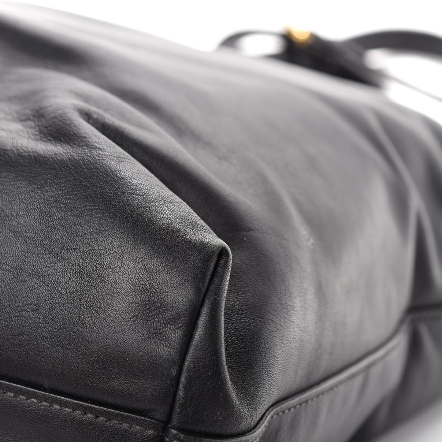 Vitello Daino Tote Black
