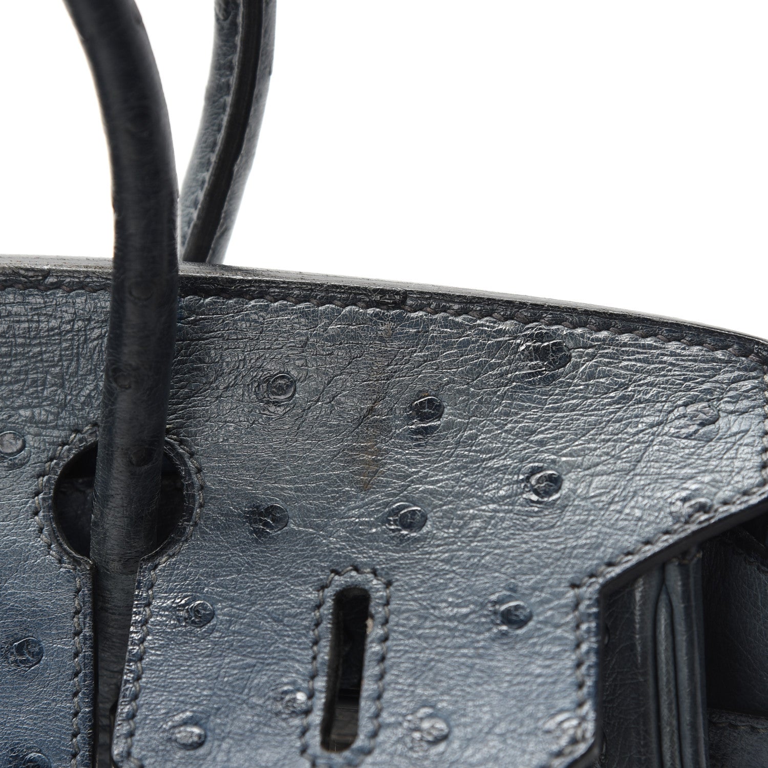 Hermes Ostrich Birkin 30 Bleu Roi 20 of 25