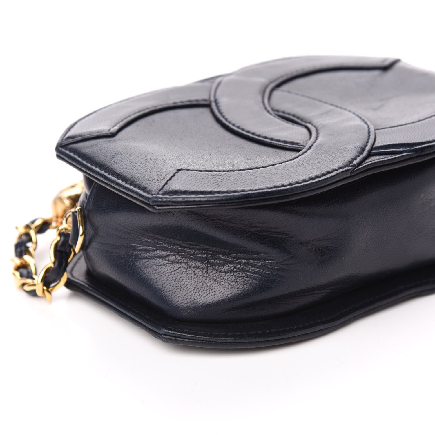 Chanel Lambskin Quilted CC Tassel Crossbody Black 5 of 9