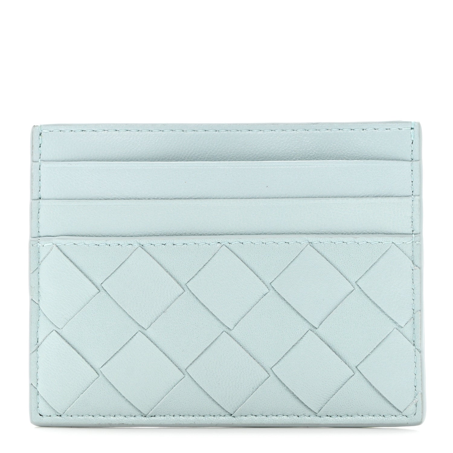 Bottega Veneta Nappa Intrecciato Card Holder Light Blue 1 of 7
