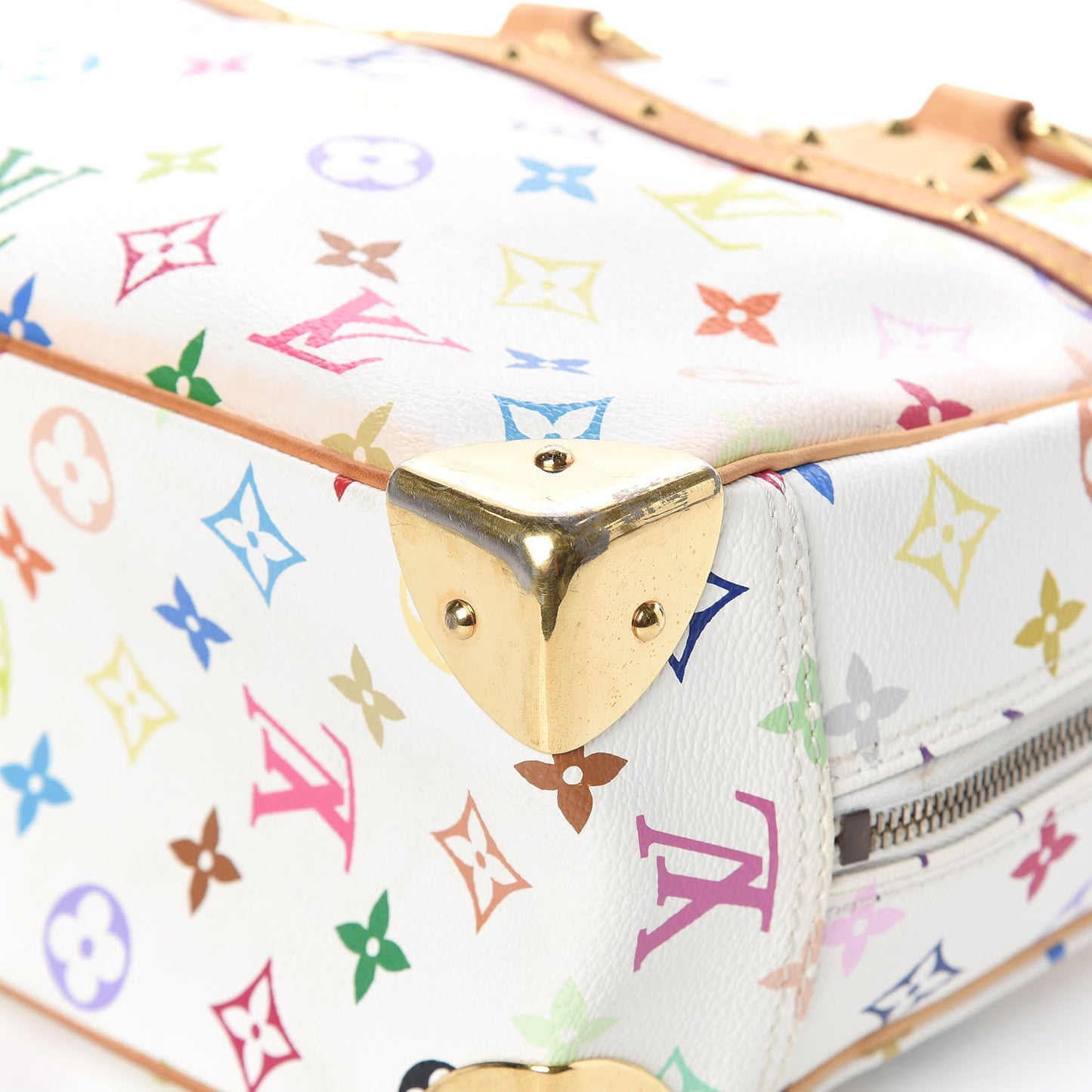 Monogram Multicolor Trouville White