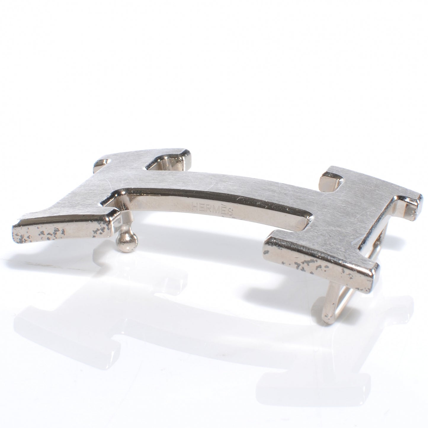 Brushed Palladium 32mm H Belt Buckle