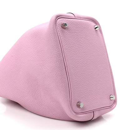 Hermes Taurillon Clemence Picotin Lock 18 PM Mauve Sylvestre 7 of 9