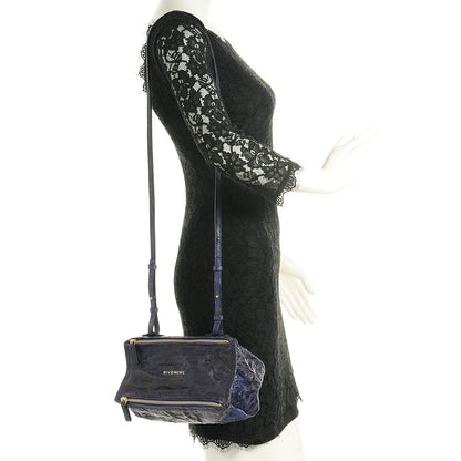 Givenchy Tumbled Sheepskin Mini Pandora Night Blue 2 of 8