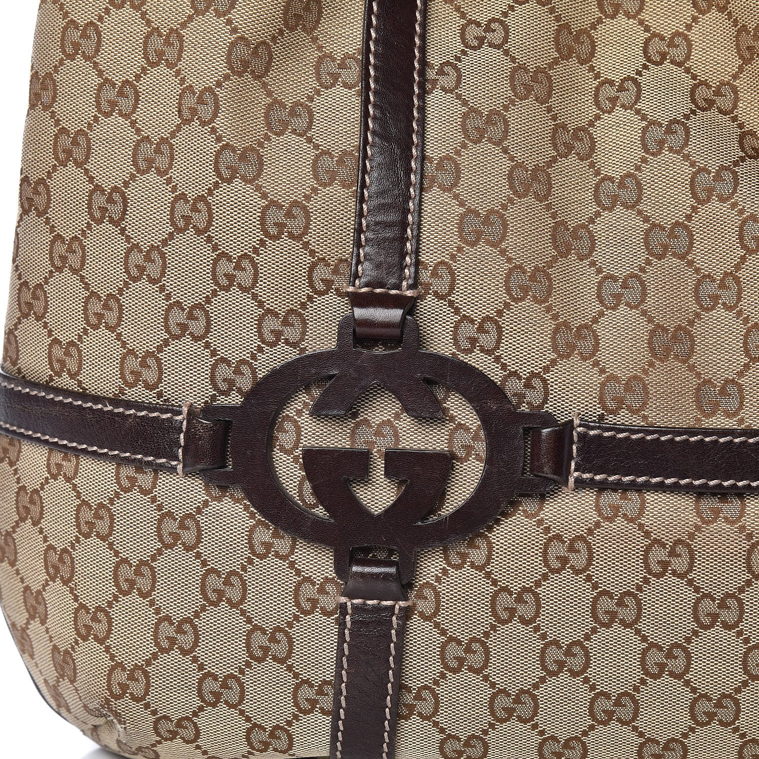 Gucci Monogram GG Royal Hobo Dark Brown 12 of 14