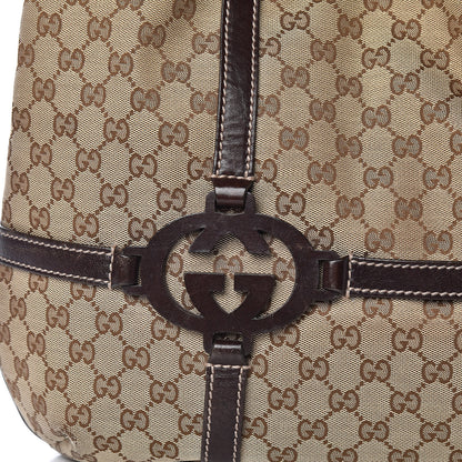 Gucci Monogram GG Royal Hobo Dark Brown 12 of 14