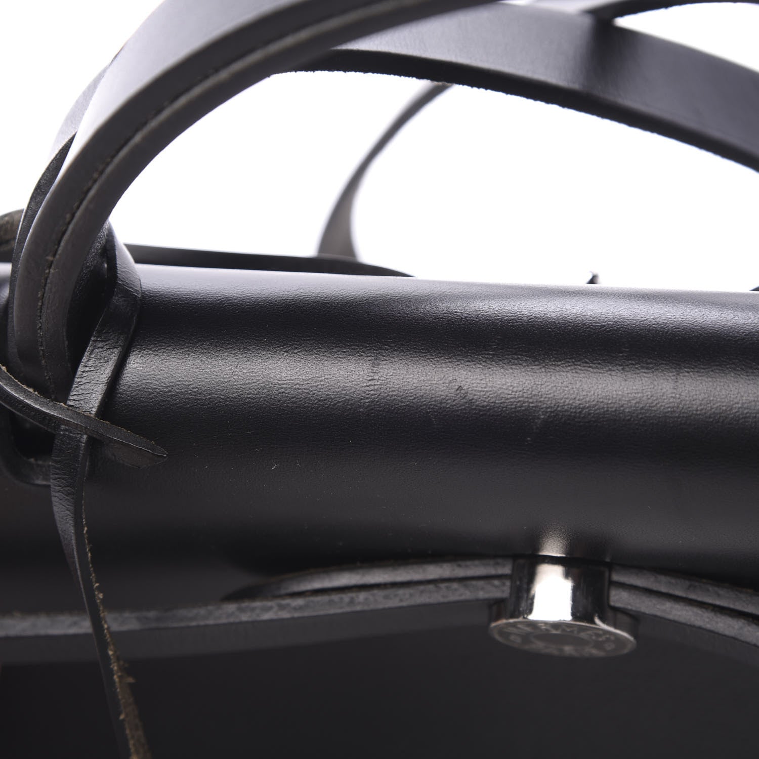 Hermes Toile H Berline Vache Hunter Herbag Zip PM 31 Black Ecru 10 of 13