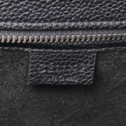 Celine Drummed Calfskin Nano Luggage Black 8 of 9