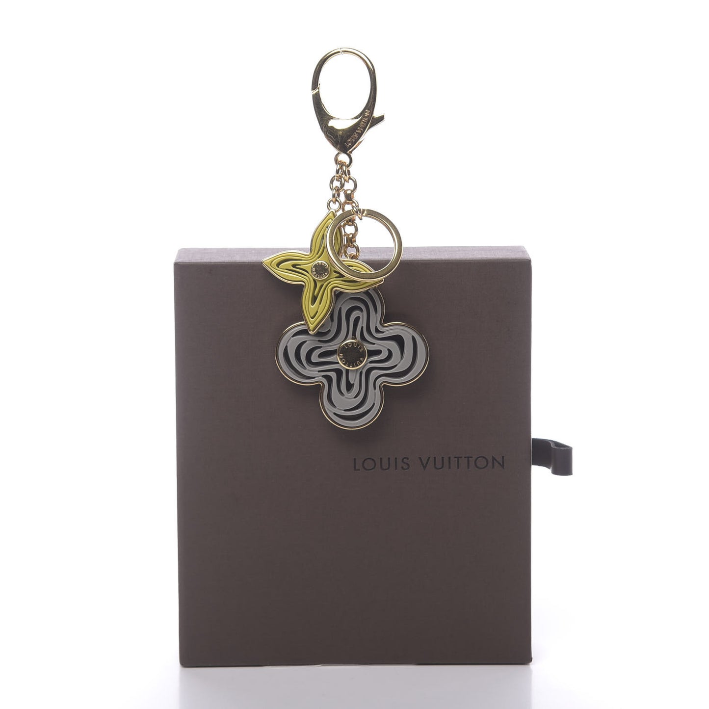Resin Naif Bag Charm Gris