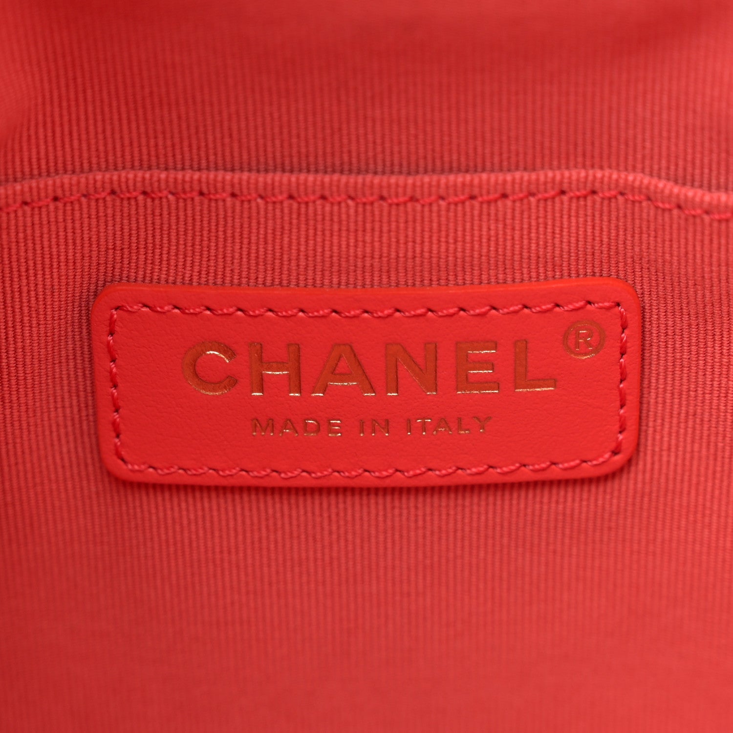 Chanel Lambskin Resin Quilted Small Pearl Samba Bucket Bag Red 6 of 11