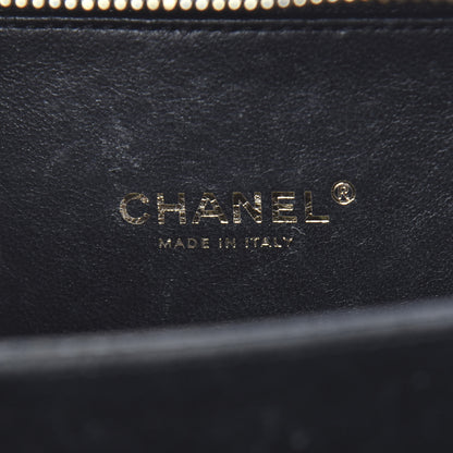 Chanel Caviar Quilted Small CC Filigree Vanity Case Black 6 of 10