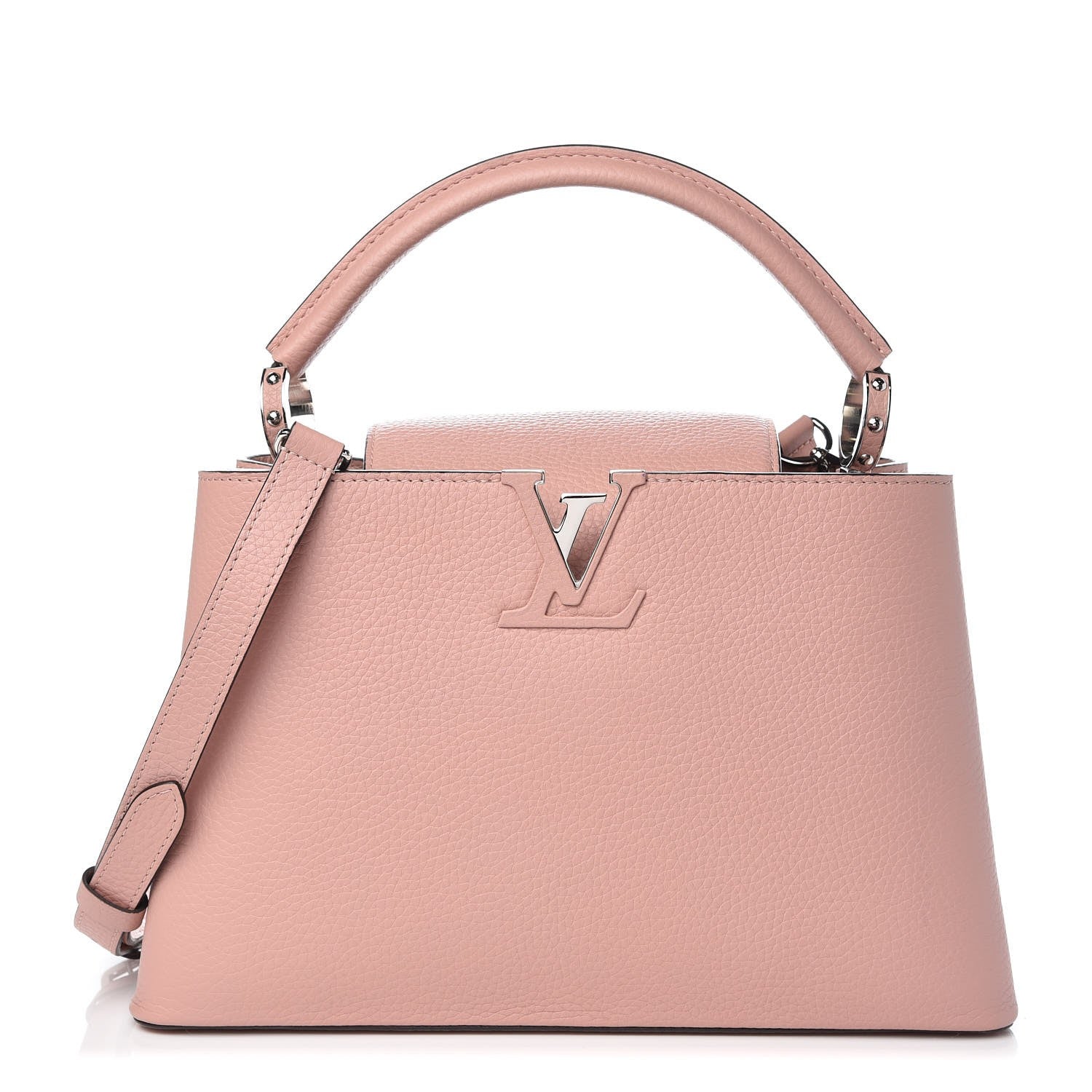 Louis Vuitton Taurillon Capucines PM Magnolia 1 of 6
