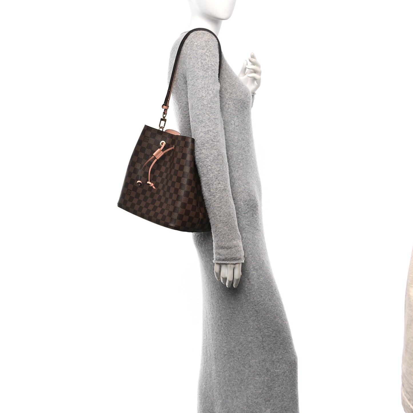 Damier Ebene Neonoe MM Venus Pink