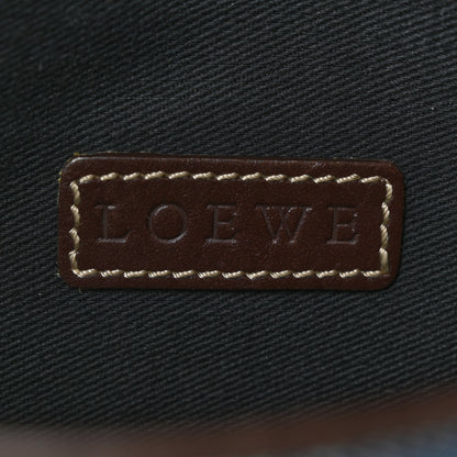 Loewe Canvas Denim Calfskin Anagram Crossbody Bag Blue Multicolor 5 of 7