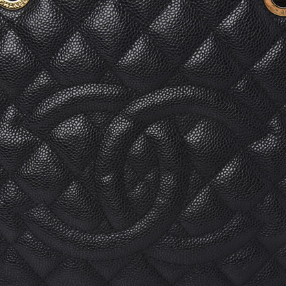 Chanel Caviar Quilted Grand Shopping Tote GST Black 10 of 10