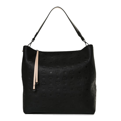 MCM Calfskin Ottomar Large Klara Hobo Black 1 of 14