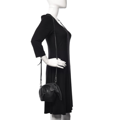 Loewe Calfskin Mini Elephant Crossbody Bag Black 1 of 10
