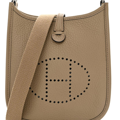 Hermes Taurillon Clemence Evelyne TPM Beige Marfa 8 of 11