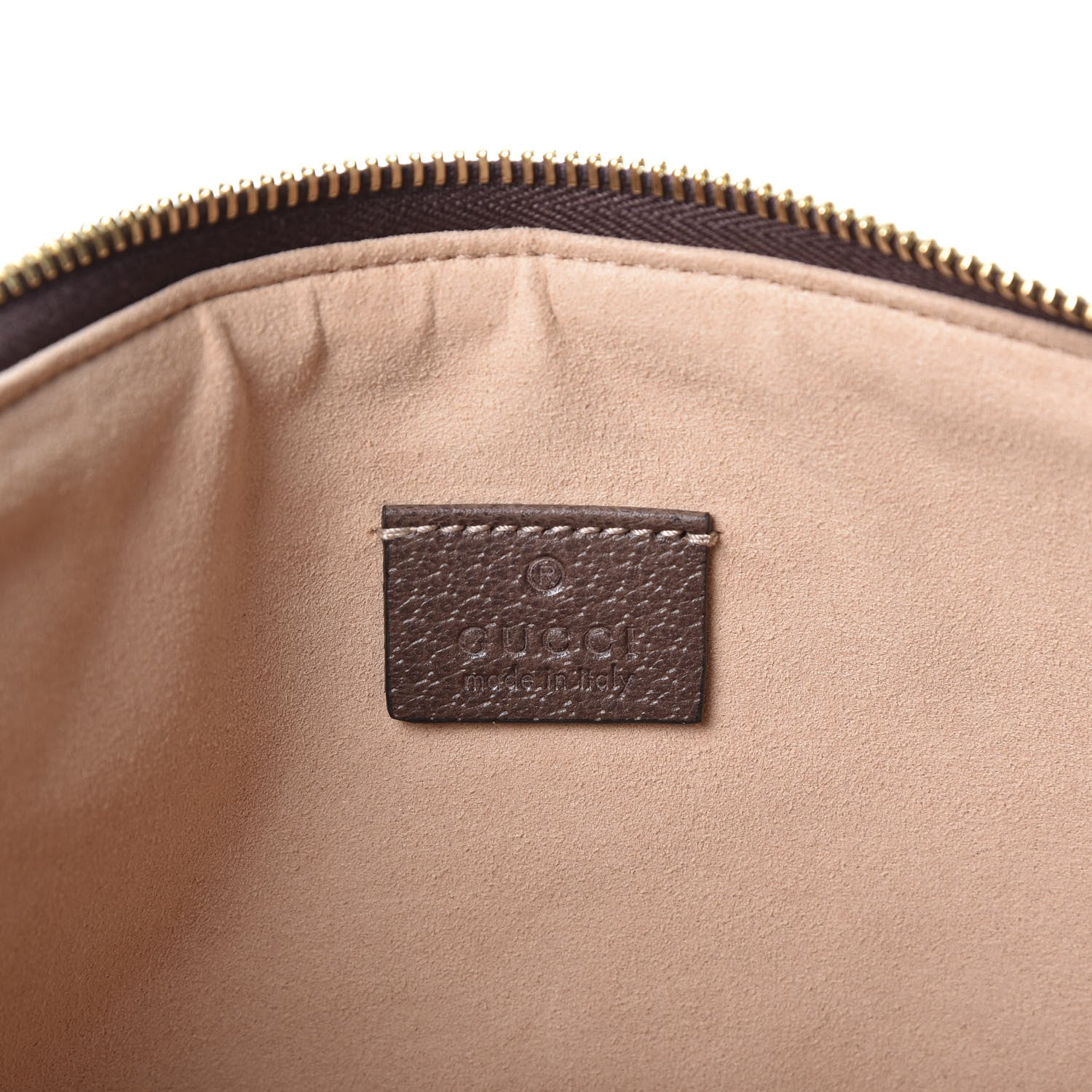 Gucci GG Supreme Monogram Large Ophidia Pouch Clutch Brown 5 of 10