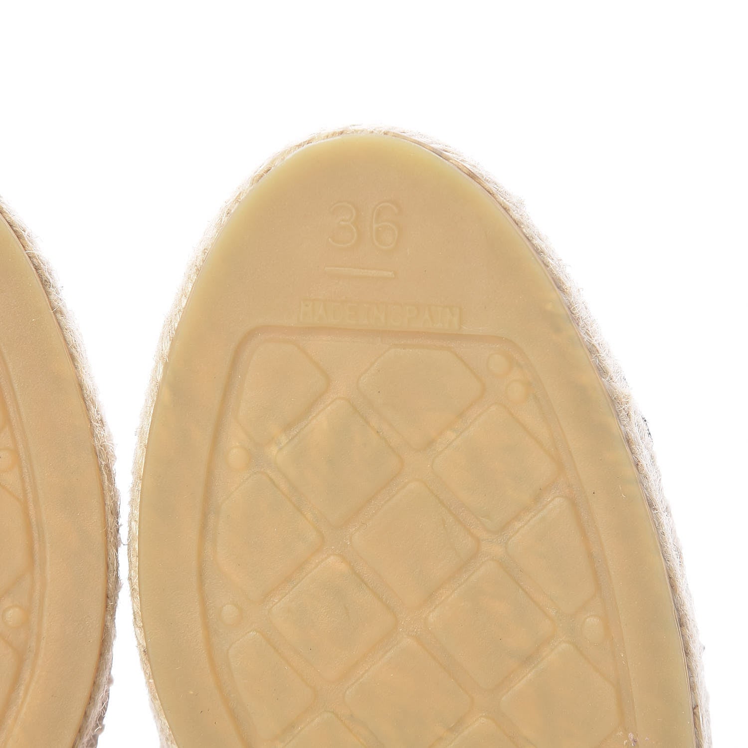 Chanel Lambskin CC Espadrilles 36 Beige Black 8 of 12