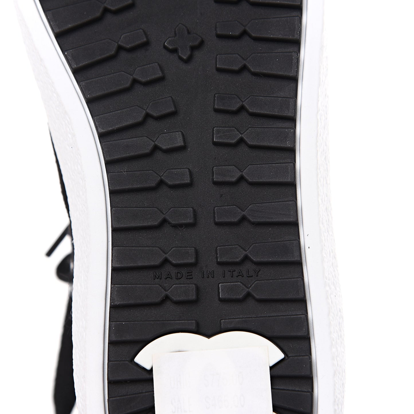 Suede Tweed High Top Sneakers 36 Black Navy