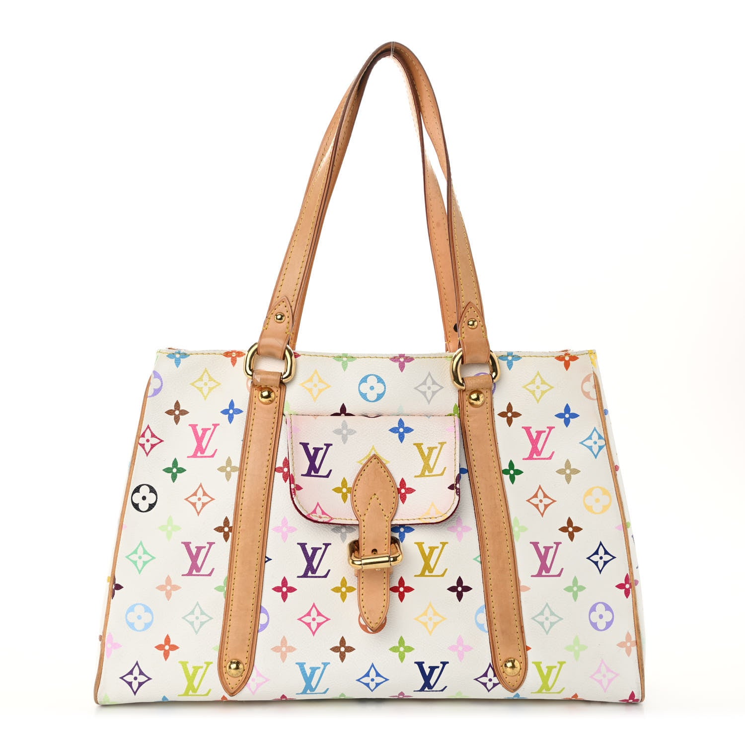 Louis Vuitton Monogram Multicolor Aurelia MM White 1 of 11