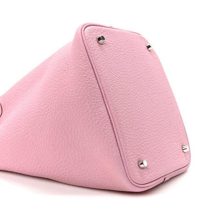 Hermes Taurillon Clemence Picotin Lock 22 MM Mauve Sylvestre 8 of 9