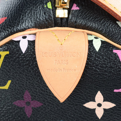 Louis Vuitton Monogram Multicolor Speedy 30 Black 6 of 7