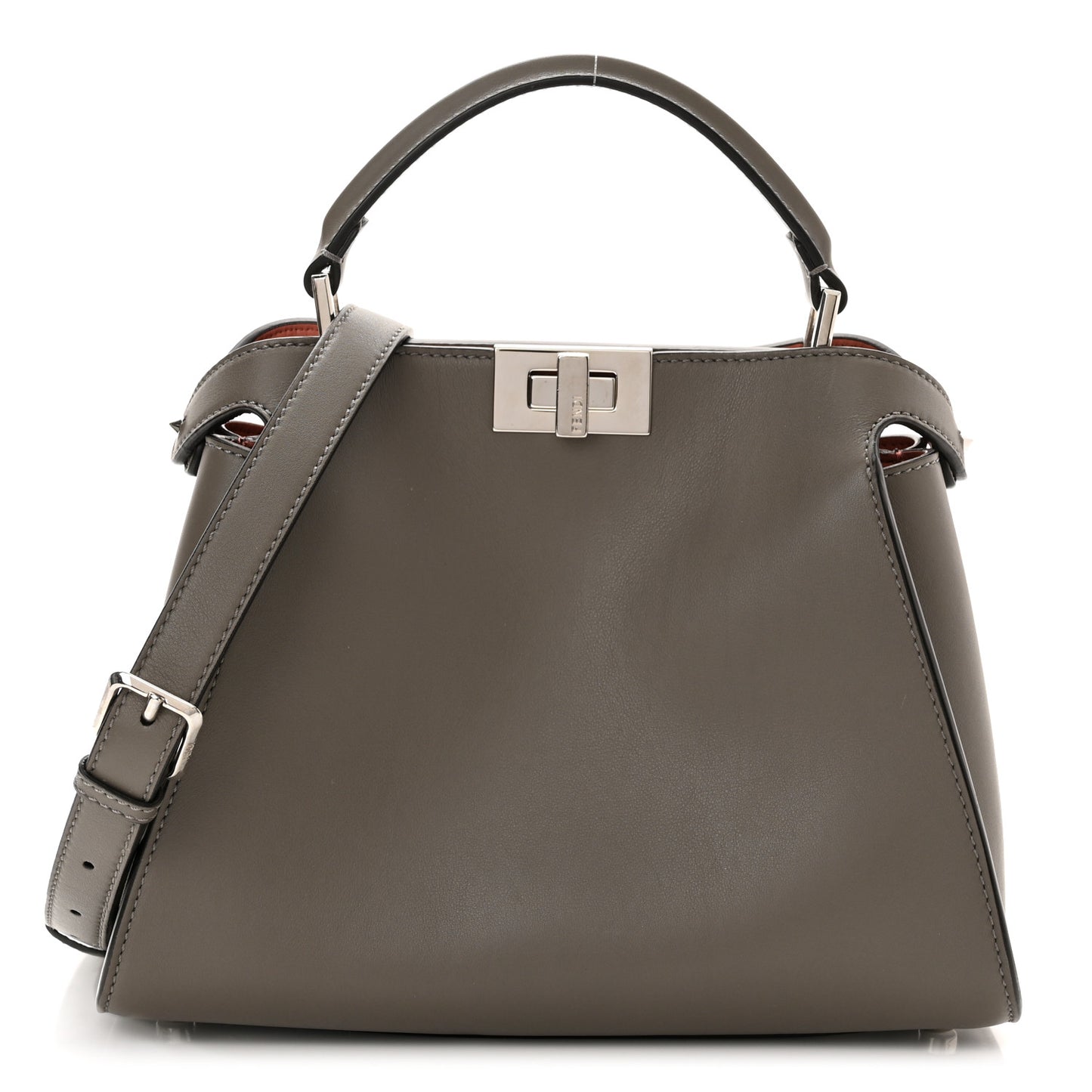 Vitello Tahiti Burro Medium Peekaboo Iconic Essentially Satchel Foresta Macaron