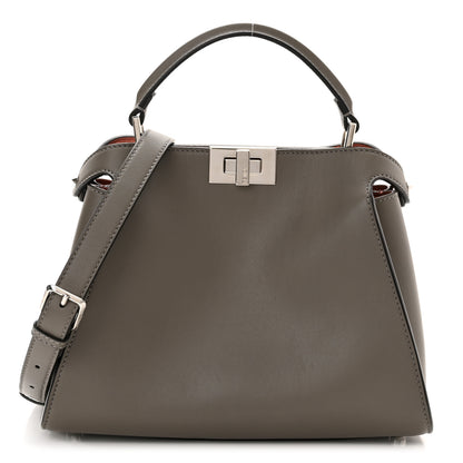 Fendi Vitello Tahiti Burro Medium Peekaboo Iconic Essentially Satchel Foresta Macaron 1 of 11